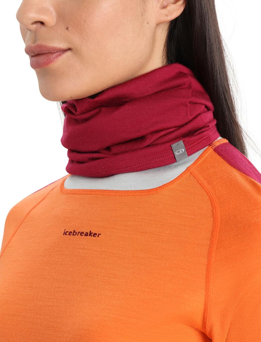 Szaliki Icebreaker Unisex Merino Flexi Chute Damskie Różowe | PL 1492YXFU